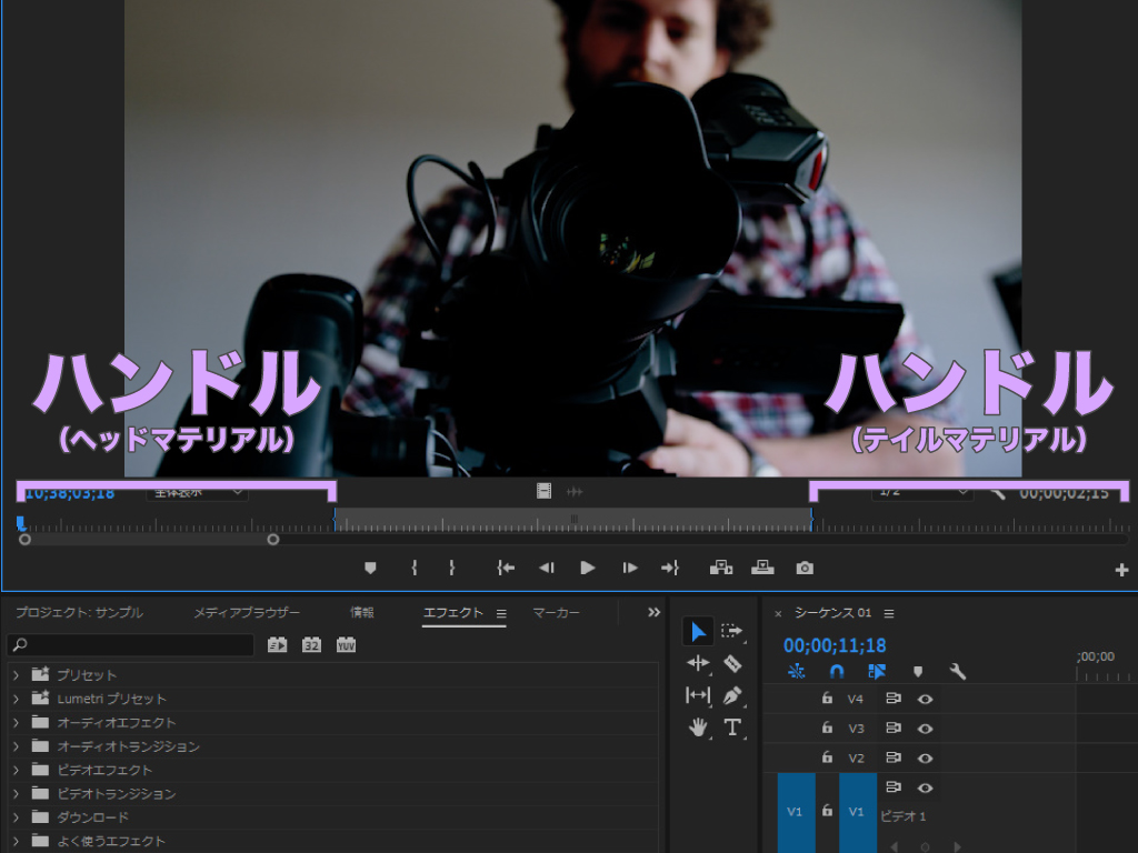 Premiere Pro トランジションの使い方 動画と動画のつなぎ目をカッコよくしたい モーションファイル